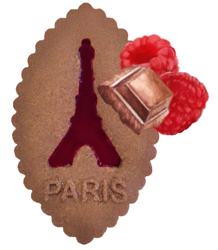 Eiffel Tower Raspberry & Cocoa